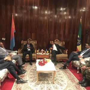 Eritrean delegation arrives in Addis Ababa peace talk