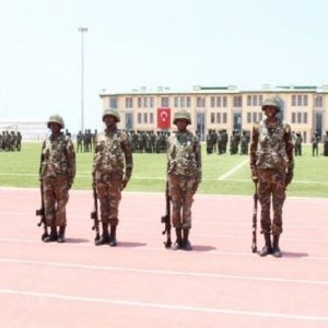 The latest: Suicide bomber blow up at Turkish military academy in Mogadishu