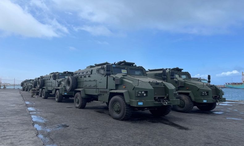 Turkey donated armored  vehicles  to Somalia Somali Times